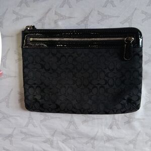 Coach Black Clutch/Cosmetic Bag
